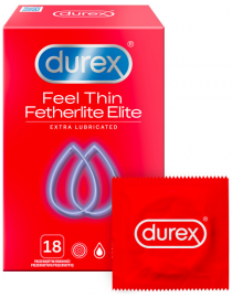 Prezervatyvai Durex Elite 18 vnt. dėžutė
